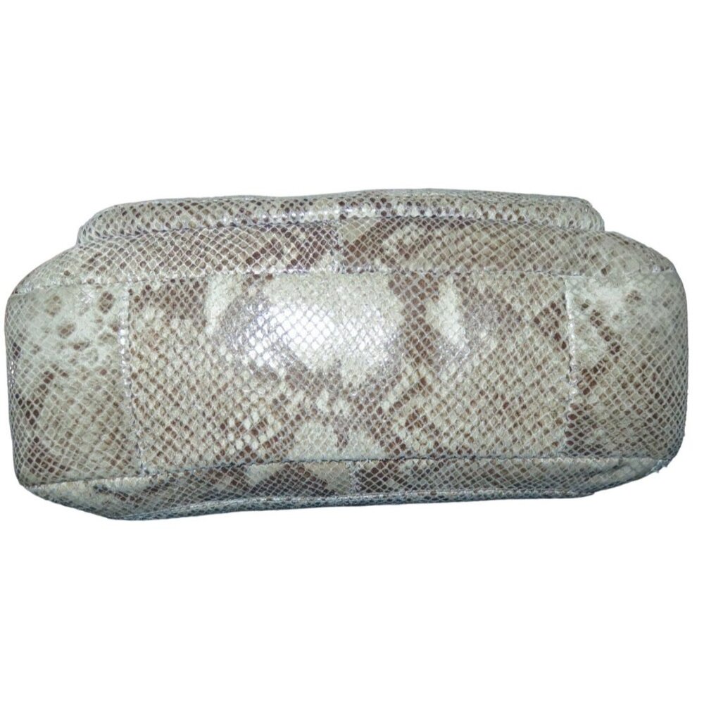 Coach 2013 Campbell Exotic Snakeskin Embossed Leather Flap Satchel Handbag 27895 - Picture 5 of 14